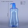 Botella de Detergente para Platos de 1.1 Litros Transparente Botella de Empaque Químico Diario Cabeza de Bomba de Presión Pet Botella de Plástico Botella de Gel Antibacterial de 1100ml