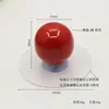Puxador Cerâmico Colorido no Mesmo Estilo do Xiaohongshu, Puxador Simples Colorido de Furo Único, Puxador de Gaveta e Armário Estilo Americano