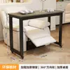 Mesa de Manicura Doble de Lujo Ligero con Ruedas, Mesa de Manicura Desmontable, Mesa de Manicura Estilo Crema Ins de Tienda Japonesa