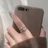 Anillo Doble Capa de Estrella y Luna Temperamento Femenino Viento Frío Anillo Ajustable para Dedo Índice Diseño de Nicho