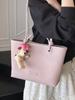 Bolso tote de hombro de estilo casual simple al por mayor de primavera y verano, moda coreana, para todo, para ir al trabajo, para estudiantes, para clase, bolso de hombro