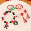 Pulseras Navideñas Más Vendidas, Pulseras Hechas a Mano, Pulseras Coloridas, Regalos de Navidad, Joyería Versátil al por Mayor, Joyería para Niños