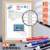 Plumón para pizarra de tinta borrable rojo azul verde negro marcador a base de agua borrable oficina maestros cabeza gruesa pincel