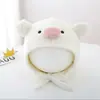 Toucas para Bebê para Outono e Inverno, Toucas de Tricô Super Fofas e Engraçadas para Meses Pequenos, Toucas de Lã para Bebês com Proteção para Orelhas