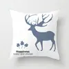 Suministro directo de fábrica funda de almohada creativa cuadrada de dibujos animados de unicornio linda funda para cojín de respaldo de sala de estar dormitorio del hogar