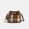 Bolso Saco 2026 Nuevo Otoño e Invierno Bolso Cruzado con un Toque de Alta Gama, Lujo Ligero, Gran Capacidad, Bolso de Hombro para el Trabajo