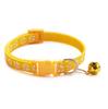 Haqi Nuevo Collar para Mascotas con Huella Multicolor Opcional Parche con Cascabel Collar para Gato Collar de Gato
