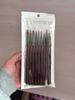9 Pcl. Pincel para Uñas de Té traje Pincel Pluma para Uñas Japonés Pincel de Barrido Pluma de Fototerapia Semitransparente Palanca