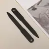 Venta al por mayor puntual del fabricante Tijeras para uñas Rectificadora de doble cara Electrólisis Negra Corte Lima de uñas de acero inoxidable 338