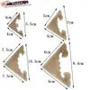 Puertas de gabinete estilo antiguo chino cajones cajas de madera cajas de joyería protectores de esquina mesas de té puertas principales de madera maciza piezas decorativas retro para esquinas