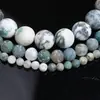 Accesorios DIY Shixi Joyería Pulsera de Cuentas Hecha a Mano Collar Material de Cuentas Blanco Mate Hierba Acuática Cuentas Sueltas