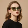 Nuevas Gafas de Sol Elegantes Ojo de Gato Tendencia Celebridad de Internet Ins Hip-Hop Marco Grande Gafas de Sol de Moda Transfronterizas para Mujer