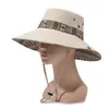 Nuevo Sombrero de Estilo Étnico para Mujer, Sombrero Retro de Verano para Senderismo, Sombrero de Sol de Ala Ancha para Exteriores, Sombrero de Pescador con Protección Solar