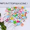 Personaje de dibujos animados luminoso mini mahjong tamaño pequeño DIY pegamento de crema accesorios para funda de teléfono móvil colgante de llave salida de fábrica