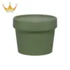 50g100g200g250gBotella cónica de boca ancha de PP para limpieza de lodo, película corporal, leche corporal, crema, mascarilla capilar, subpaquete cosmético