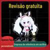 Chaveiro de acrílico com logotipo personalizado, desenho animado, estrela, pingente periférico, suporte transparente para chaveiro, personalização