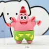 Llavero Grande de Bob Esponja Colgante Pequeño Llavero de Bob Esponja Muñeca de Accesorios Pequeños Llavero de Regalo Pequeño