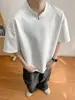 Camisetas de Manga Corta con Media Cremallera para Hombre y Mujer, Nuevos Tops Casuales de Manga Corta y Camisas Base para Verano 2025