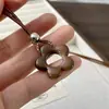 Collar de Cordón de Cera con Flor Estilo Coreano Sencillo Versátil Cadena para Suéter de Mujer Nueva Cadena para Clavícula Cadena para Sudadera