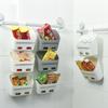 Cesta Suspensa Pequena Sem Instalação Cesta de Armazenamento de Vegetais para Cozinha Cesta de Armazenamento Suspensa Cesta de Armazenamento Multicamadas para Banheiro