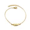 Pulseiras Simples Europeias e Americanas Transfronteiriças para Meninas, Estilo Retrô Sofisticado, Versátil Design de Nicho Pulseiras e Acessórios para Presente