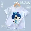 2026 Nuevo Conjunto Deportivo Lindo para Niñas Verano Ropa de Secado Rápido Camiseta de Manga Corta de Seda Helada Pantalones Cortos Ropa de Casa 2