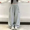 Pantalones Deportivos Casuales de Dos Rayas para Niñas, Corte Curvo, Estilo Americano, Pierna Ancha, Holgados, con Cordón, Conjunto, de Moda, Otoño 2026
