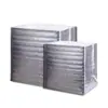 Bolsa de aislamiento de papel de aluminio tridimensional de gran capacidad para alimentos frescos de fábrica, express, para llevar, desechable, de aislamiento térmico, refrigeración, temperatura constante