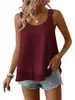 Moda Feminina Europeia e Americana 2026: Camisola de Renda Estilo Boho de Verão Sem Mangas com Gola Redonda, Estilo Casual