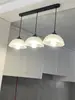 Restaurante e Hospedagem Estilo Japonês Mesa de Jantar Minimalista Nórdica Criativa Madeira Maciça Balcão de Bar Iluminado Luminária Pendente de Tecido de Cabeceira Pleated
