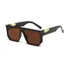 Gafas de sol cuadradas de montura grande 2026 nuevo modelo moda ins europea y americana tendencia estilo callejero para hombres y mujeres gafas de sol para pasarela