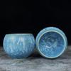 Cambio de horno taza individual taza construida taza de té taza huevo de dragón grande taza de cerámica taza de té con esmalte Tianmu taza maestra taza de cinco elementos juego de té