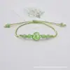 Pulsera Multicolor de Flor Eterna de Flor Real DIY al por Mayor Espécimen Vegetal Gipsófila Narciso Bola de Cristal Pulsera de Flor Seca