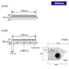 Cuchilla de aire de aleación de aluminio secado por soplado eliminar agua cortina de aire enfriamiento grado industrial cuchilla de aire de aleación de aluminio soplar aire