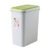 Color de adquisición personalizado creativo para el hogar cocina baño tapa abatible pedal de presión exportación al extranjero explosiones cubo de basura venta al por mayor