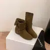 Botas Femininas Curtas 2026 Outono e Inverno Novas Botas Western Cowboy Retrô com Aumento Oculto de Altura e Efeito Emagrecedor, Botas Birkenstock de Comprimento Médio