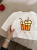 Camiseta de Algodón de Manga Larga Estampada con Bolsillo para Niños de Primavera y Otoño, Talla Mediana-Grande; Camiseta Básica de Cuello Redondo Holgada para Bebés y Niños