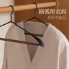 Cabide de Madeira de Faia Madeira Maciça Doméstico Pendurar Roupas Roupas Antiderrapantes Sem Costura Suporte para Roupas Loja de Roupas para Adultos Atacado