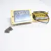 Pastilla para guitarra eléctrica Lp pastilla de doble bobina para guitarra eléctrica pastilla dúplex marco plateado amarillo