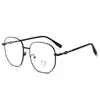 Gafas de Metal Personalizadas Estilo Coreano, Gafas Lisas de Moda para Mujer, Versión Coreana para Hombre, Tendencia, Bloqueo de Luz Azul, Transfronterizo