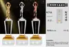 Troféu de Cristal Personalizado de Basquete para Jogos Esportivos de Alunos Escolares, Medalhas de Campeão e Vice-Campeão de Streetball FMVP
