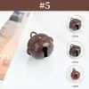 Metal Pintado Color Macaron Pequenos Sinos Chaveiro DIY Boneca Pingente Pet Acessórios Multi-Tamanho Atacado
