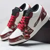Zapatillas Originales Aj1 para Hombre Edición Limitada Año del Caballo Zapatillas Casuales de Pareja con Colgante de Calabaza Estilo Chino Zapatos de Moda para Hombres y Mujeres