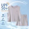 Traje Esportivo de Proteção Solar de Verão para Crianças Secagem Rápida para Meninos e Meninas Coole Conjunto de Duas Peças com Colete e Shorts de Costura Upf50+