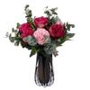 Flor artificial de peonía dinámica única, decoración del hogar de alta gama, tela de seda para boda, flor falsa de peonía de loto, venta al por mayor