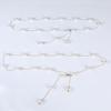 Cadena de cintura de perlas para mujer, cinturón de perlas decorativo versátil de alta gama, joyería de cintura de moda para mujer, cadena para pantalones y falda, venta al por mayor