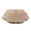 Bolso Cruzado Nuevo Impermeable Transfronterizo, Bolso de Pecho Casual Unisex, Bolso Cruzado Deportivo de Color Sólido de Gran Capacidad Multifuncional