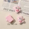 Super Fofo Desenho Animado Estilo Fofo Urso Morango Aveludado e Coelho Patch Chaveiro Artesanal DIY Acessórios para Capa de Celular