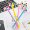 Caneta gel fofa de desenho animado criativa amor forma tridimensional caneta d'água escritório suave durável caneta de assinatura material escolar estudante