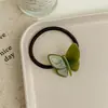 Estilo Hada Textura Gelatina Ácido Acético Mariposa Anillo para el Cabello ~ Cuerda Elegante y Hermosa para el Cabello de Niña Goma para el Cabello Tendón Nuevo Estilo